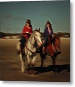 Two On The Road Metal Print