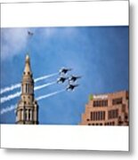 U. S. Air Force Thunderbirds Do A Metal Print