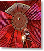 Umpqua Lighthouse Lantern And Colored Lenses Metal Print