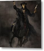 Undead Outlaw Metal Print