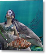 Under The Sea Metal Print