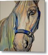 Unfinished Horse Metal Print
