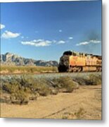Union Pacific Through Mojave Metal Print