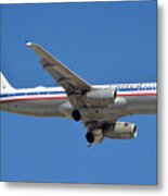 United Airlines Airbus A320 Friend Ship N475ua Sky Harbor March 24 2015 Metal Print