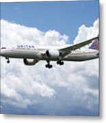 United Airlines Boeing 777 Dreamliner Metal Print