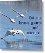 Up, Up And Away Carry On Metal Print