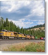 Up2650 Westbound From Donner Pass Metal Print