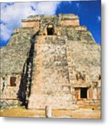 Uxmal Mayan Ruins Metal Print