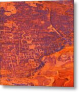 Valley Of Fire Petroglyphs One Metal Print