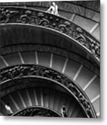 Vatican Stairs Metal Print