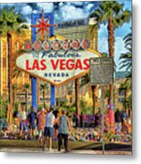 Vegasstrong Metal Print