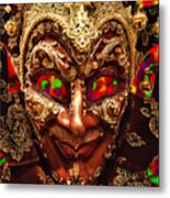 Venetian Mask Metal Print