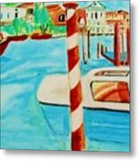 Venice Travel By Boat Metal Print