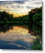 Vermont Sunset Metal Print