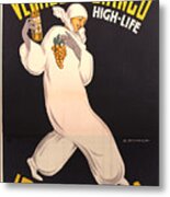 Vermouth Bianco Isolabella - Vintage Liquor Advertising Poster Metal Print