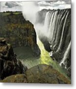 Victoria Falls Zambia And Zimbabwe Metal Print