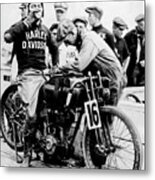 Victory At The Track Metal Print