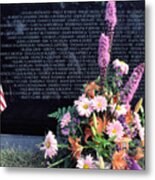 Vietnam Veterans Memorial On Memorial Day Metal Print