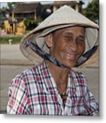 Vietnamese Street Vendor Metal Print