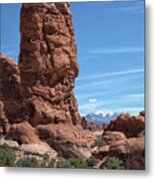 View Climbers Metal Print