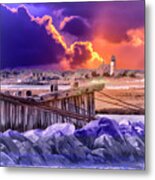 View From Mill Creek - Paint Metal Print