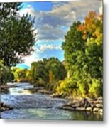 View From Salida Boathouse Metal Print