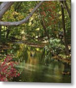 View Of The Mill River Metal Print