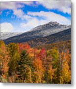 View Of The Presidential Mountains Metal Print