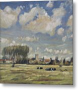 View On Wareham Dorset Uk Metal Print