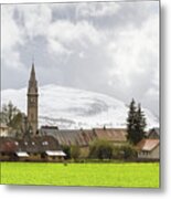 Village Of Ancelle At Spring Metal Print