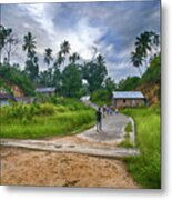 Village Scene Metal Print