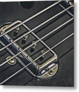 Vintage Bass Metal Print