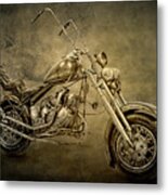 Vintage Grunge Metal Print