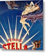 Vintage Petroleum Ad 1897 Metal Print