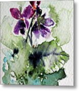 Violet Iv Metal Print