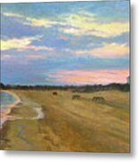 Wades Beach Sundown Study Ii Metal Print