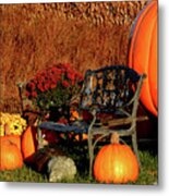 Waiting For The Great Pumpkin Metal Print