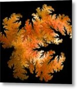 Waking In Mandelbrot Forest-2 Metal Print