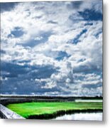 Walk With Me In The Sky Metal Print