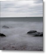 Washing Over The Beach Metal Print