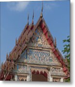 Wat Kao Kaew Phra Ubosot Gable Dthcp0020 Metal Print