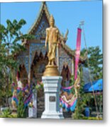 Wat Piyaram Phra Wihan Standing Buddha Dthcm1226 Metal Print
