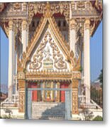Wat Woranat Bonphot Phra Ubosot Gate Dthns0018 Metal Print