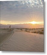 Watching The Sunrise Metal Print