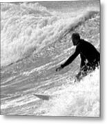 Watching The Waves Metal Print