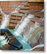 Water Gardens Abstract Metal Print