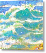 Wave Metal Print