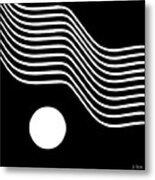 Waved Abstract Metal Print