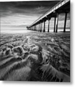 Waves Of Sand Metal Print