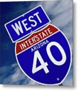 West 40 Metal Print